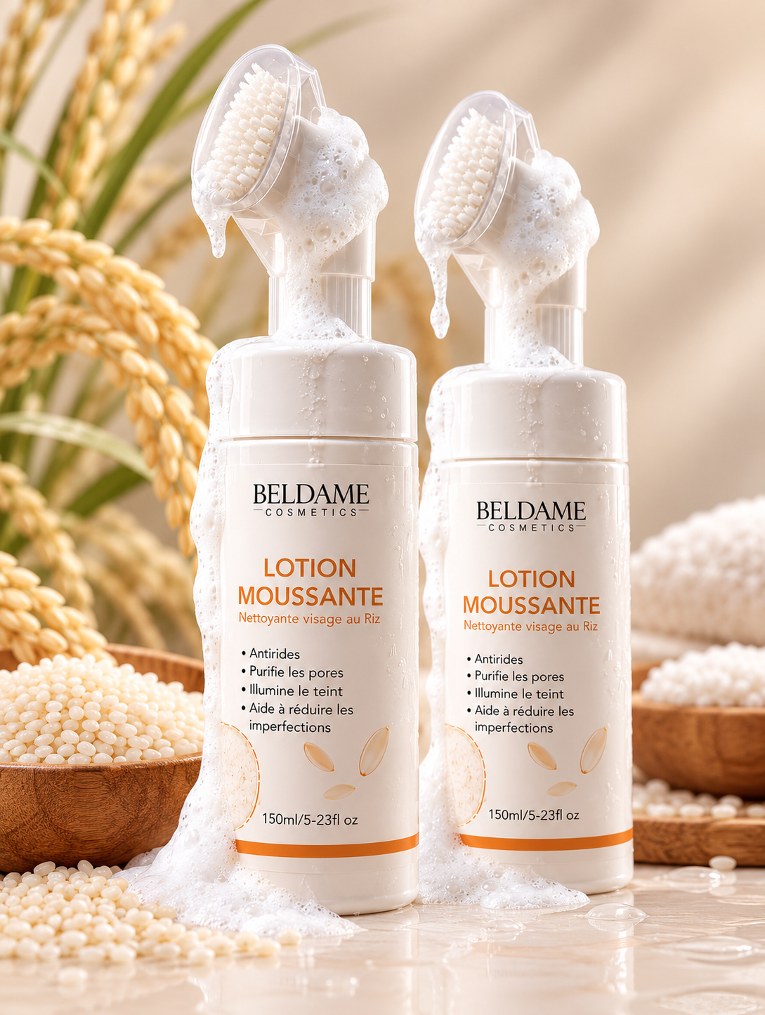 Nettoyant moussant pour le visage