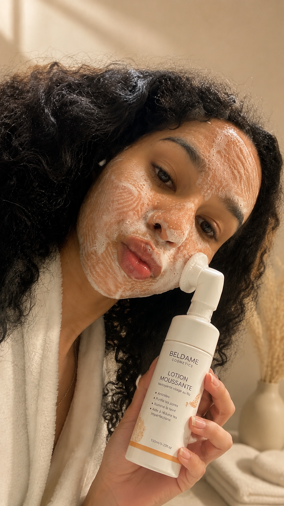 Nettoyant moussant pour le visage
